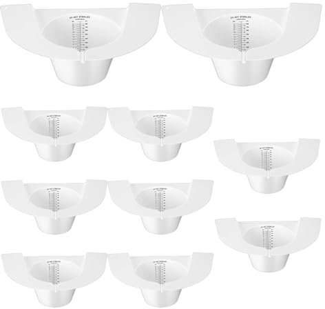 Contenitore di misurazione delle urine | Cappelli per la raccolta delle urine | Strumento di raccolta delle feci, contenitore di misurazione delle urine 10 pezzi, strumento di raccolta vomito e feci