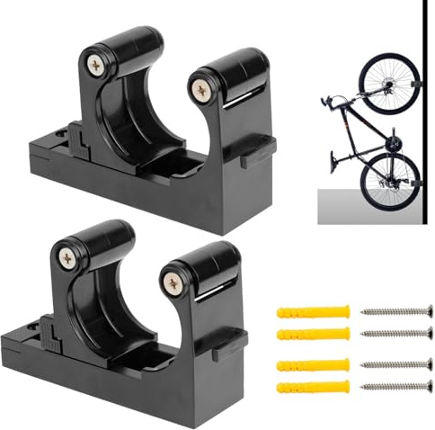 CTForest 2 Pièces Avec deux Parties Noires, un Support de Stationnement Simple et un Porte Vélos, vous Pouvez Ranger Votre Vélo plus Facilement et plus Proprement