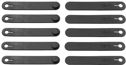 Bridas reutilizables de goma ajustables para organizar cables para motocicleta, auriculares, cable de datos, correas organizadoras de cables elásticos