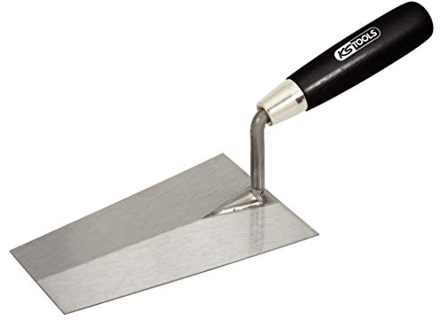 KS Tools 144.0122 Truelle carrée lame acier manche bois 180 mm -
