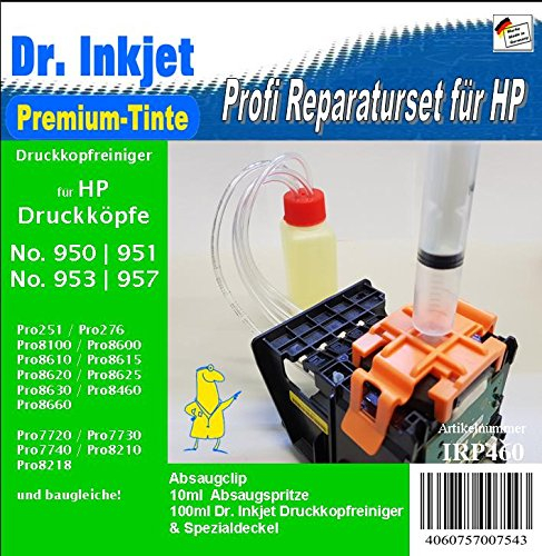 Dr. Inkjet HP950 / HP951 / HP953 / HP957 professionelles Druckkopfreiniger Kit Düsenreiniger