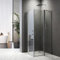Duschkabine Eckdusche mit Pendeltür 75x80x185cm Duschabtrennung aus 6 mm NANO-Glas Duschkabine Eckdusche Eckeinstieg Höhe 185cm