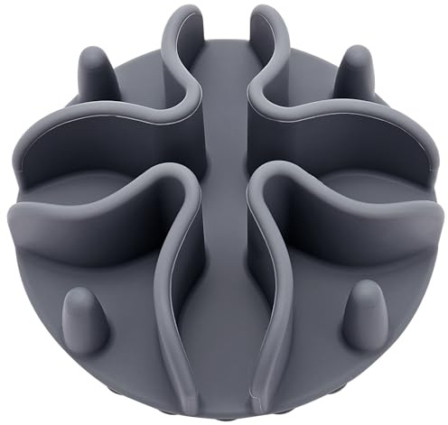 Slow Feeder Insert for Dogs & Cats, 3 Sizes Food-Grade Silicone Anti-Choking Puzzle Feeder, Non-Slip Suction Cup Design, Fits Most Bowls, Bloat Stop Pet Feeding Solution