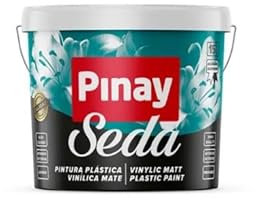 PINAY SEDA MATE - Pintura plástica en base agua de acabado blanco mate y en colores basada en copolímeros para la decoración de paramentos verticales en interior y exterior (10 L, BLANCO)