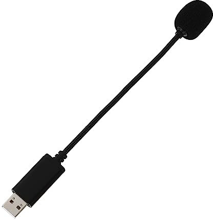 Vaguelly Microphone USB Flexible à Condensateur pour Pc Portable avec Bras Ajustable Micro Ordinateur pour Enregistrement Streaming Jeu Et Diffusion Direct