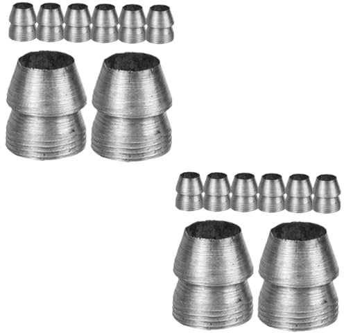 POPETPOP 16 Piezas Herramientas De Jardinería Accesorio De Martillo Cuña De Metal para Martillo Cuña Cónica para Martillo Cuña Divisoria con Mango De Martillo Planchar Exterior Clavo