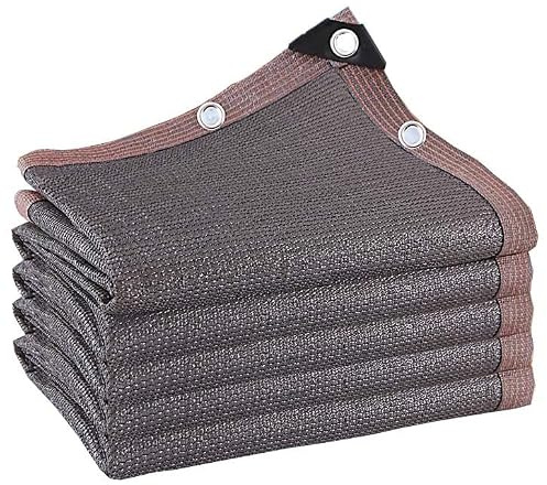 Genérico Gris Jardín Red de Sombra toldo Vela, Transpirable Malla De Sombra, Toldo Parasol, Anti-UV 70% para Techo Balcón Patio Jardín Plantas Invernadero(2x5m)