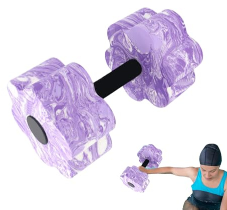 Manubri per esercizi acquatici – Attrezzatura leggera per allenamento in piscina, strumenti fitness riutilizzabili, attrezzatura per allenamento aerobica in acqua, manubri regolabili in acqua
