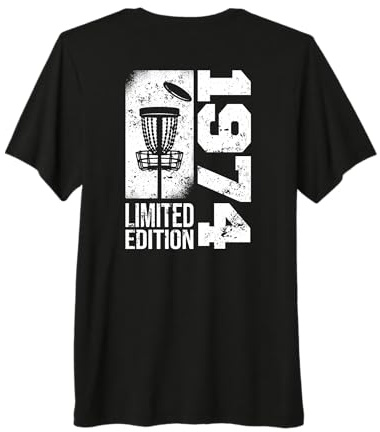 DiscGolf Disc-Golf-Joueur Anniversaire né en 1974 Disc-Golf T-Shirt Haut de Gamme