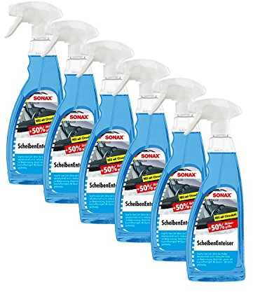 SONAX Scheibenenteiser Scheiben-Entfroster Sprühflasche Enteiserspray 6x 750ml