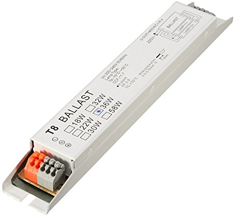 LaDicha AC 220-240V 2X36W Large Voltage T8 Ballast Électronique Lampe Fluorescente Balla
