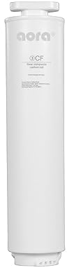 AuRa CF Ersatzfilter für Auftisch-Umkehrosmoseanlage W19 und W23 mit Wasserstoff-Ionisator und Heißwasserfunktion | Quick Change - Wasserfilter | Lieferumfang: CF Ersatzfilter