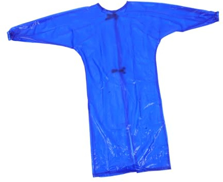 ANDRESLAD Tablier De Travail Résistant À L'huile - Manches Unisexes - De Industrielle Contre La Pluie - Blouse De Laboratoire