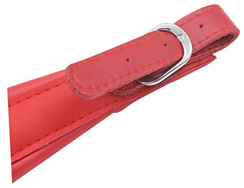 COOPHYA Akkordeongurt Gepolstert Leder Verstellbar Bass Schultergurt Wasserfest Abriebfest Tragbar Für Akkordeon