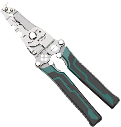 Alicates pelacables, pelacables eléctricos, Alicates para engarzar cables, Herramienta pelacables para mantenimiento del hogar, instalación de circuitos, mantenimiento eléctrico