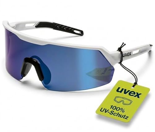 Uvex ultrashield Schutzbrille – kratzfest & beschlagfrei, sportliche Arbeits- und Bügelbrille mit 100% UV-Schutz, rutschfest & bequem