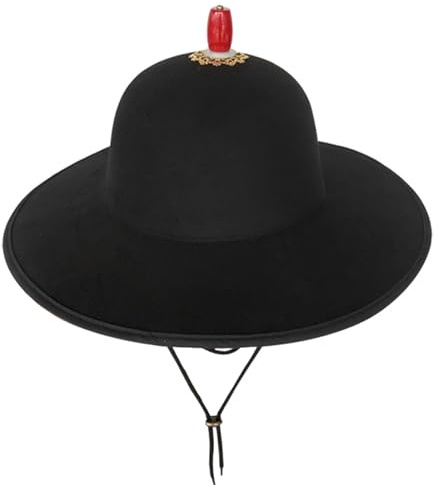 Kalttoy Sombrero para fanáticos de la ropa tradicional china y hipnotiza espectáculos de teatro, elegancias atemporales, guardaespaldas antiguo para niños