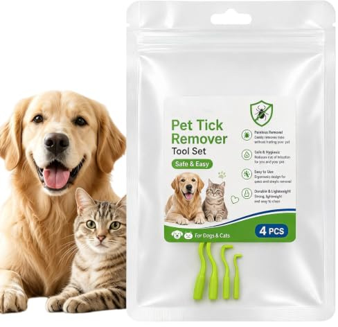 Fästingborttagare Husdjurens pälsvårdsplockare för öron, näsa och | fästingborttagningsverktyg lämplig för , päls, ansikte, ögonbryn, camping, öron, näsa, huvud och