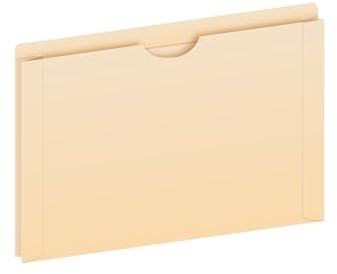 Pendaflex File Jackets, Legal Size, Manila, 2 Expansion, Reinforced Straight-Cut Tabs with Thumb Cut, 50 Per Box (23200EE), Beige