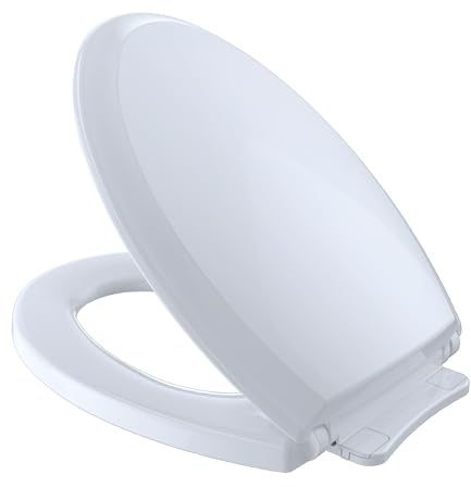 TOTO Guinevere SoftClose® Slow Close Elongated Toilet Seat and Lid, Cotton White - SS224#01
