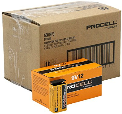 PROCELL Alkaline 9V Batteries