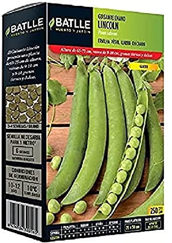 Semillas Batlle – Petit Pois Nain Lincoln 250 gramos, Vert