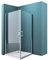 Mai & Mai Cabine de douche en angle 85x85 portes de douche pivotantes auto-levantes pare douche paroi de douche RAV24K