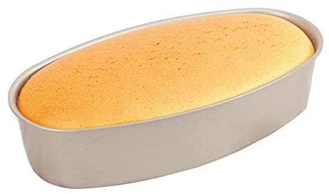 CANDeal 1 Stück Oval Backformen, antihaftbeschichtet, professionelle Kastenform, 22 cm, ovale Form, Kuchenform, antihaftbeschichtet, Stahl, Käseform, Brot, Kastenform