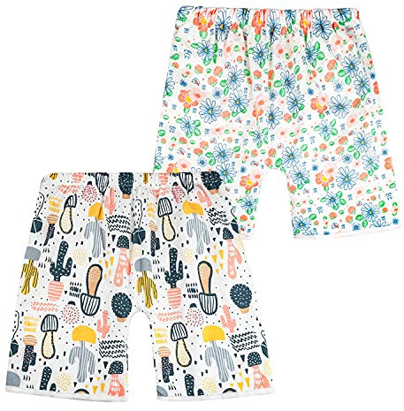 FLYISH DIRECT Baby Windelrock Windelhosen für Kinder für das Töpfchentraining, 2 Stück, 4-8 Jahre (4-8T), L