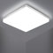 Riserva Quadratische LED Deckenleuchte 48W, LED Deckenlampe, IP44 6500K Kaltweiß LED-Deckenleuchte, Deckenleuchte Anwendbar in Badezimmer, Wohnzimmer, Küche, Schlafzimmer, Flur, Balkon, Garage, 30 CM