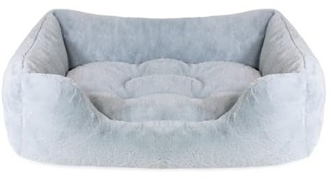 Rosewood Fur Box Dog Bed, Blue, Large