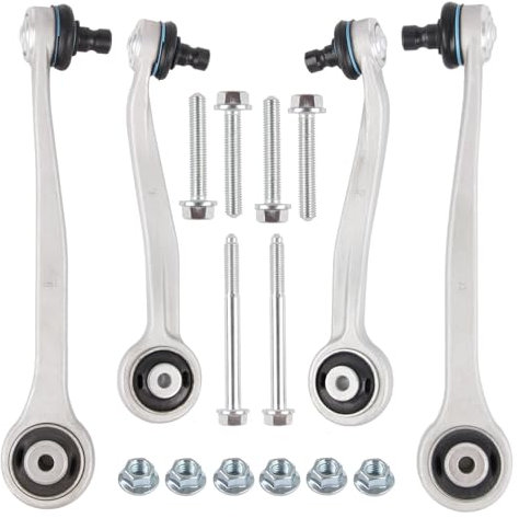 Docas compatible avec Audi A4 8K2 B8 2007-2015 A4 Avant 8K5 B8 2007-2015 A5 8T3 2007-2017 A5 Cabriolet 8F7 2009-2017 Q5 8RB 2012-2017 Jeu de bras, suspension de roue 8K0407505A 8K0407509A (4 pièces)