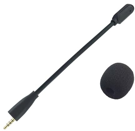 Ruarby Flessibile Noise Canceling Boom Mic Per MMX100/MMX150 Microfono Boom Ricambio Per Giocatori Professionali Streamers Over Ear Cuffie