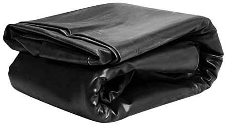 Fodera per laghetto da giardino Membrana resistente e resistente agli strappi per piscine paesaggi rinforzati grandi laghetti per pesci (colore: nero Dimensioni: 3 x 3 m)