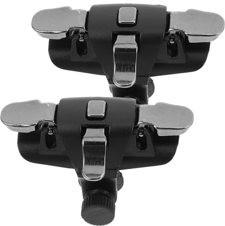 UTHCLO Lot de 2 Gâchettes Mobiles pour Jeux Manette de Jeu Mobile Doigt en Alliage Compatible pour Smartphone Contrôle Précis et Ergonomique Accessoires de Jeu pour Tir et Esports