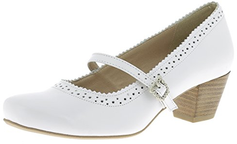 Hirschkogel Damen Pumps, weiß, 40 EU