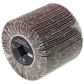 KATSU Tools Angle Grinder Drum Sander Polisher Burnisher Replacement Flap Sanding Drum 120mm Grit #60 SP10009311