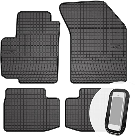 moto-MOLTICO - Juego de alfombrillas de goma para coche, ajuste perfecto, 4 piezas, para Suzuki SX4 Swift 3 Fiat Sedici 2006-2013