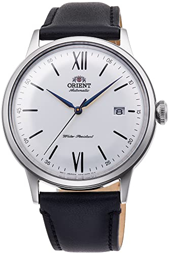 Orient Herren Analog Automatik Uhr mit Leder Armband RA-AC0022S10B
