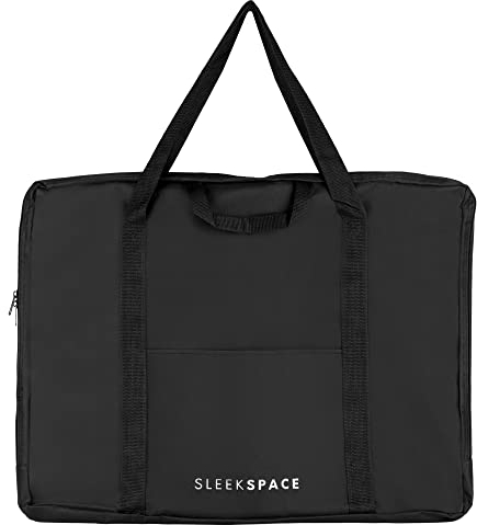 Sleek Space Art-Portfolio-Hülle. Soft Case Professionelles Portfolio mit Multi-Griffen für Artwork Lagerung, Präsentationsbuch Tragetasche (19x25 Zoll)