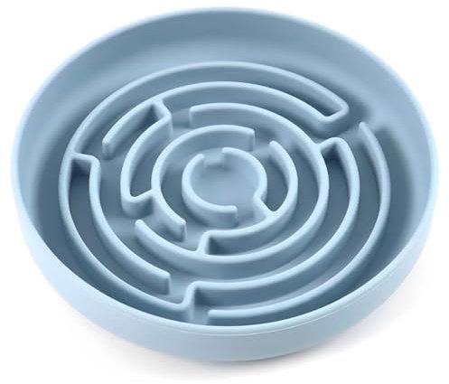 Anti Schling Napf Hund, Antischlingnapf Hunde, Anti Schling Napf Katze, Antischlingnapf Katze, Schlingnapf Hunde, Slow Feeder Hund, Antischlingnapf, Schlingnapf Katze（Blau）