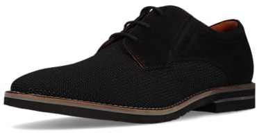 Salamander Zapatos de negocios para hombre, con cordones, plantilla intercambiable, Negro Negro 1010, 41 EU