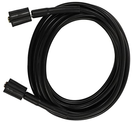 Qcwwy Tubo per Idropulitrice Ad Alta Pressione da 9 M Tubo Flessibile per Lavaggio Auto in Gomma PVC Prolunga Flessibile per la Pulizia di Auto, Bici e Superfici Esterne Forniture per Giardinaggio