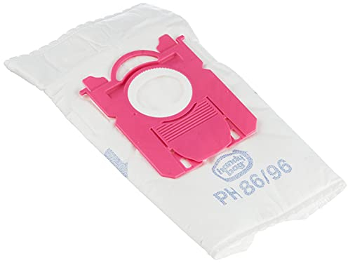 Melitta Handy Bag - PH86/PH96 - 4 Sacs Aspirateurs, pour Aspirateurs Philips, Electrolux, AEG et Tornado, Progress, Standard-Bag et Zanussi, Fermeture Hermétique, Filtre Anti-Allergène, Filtre Moteur