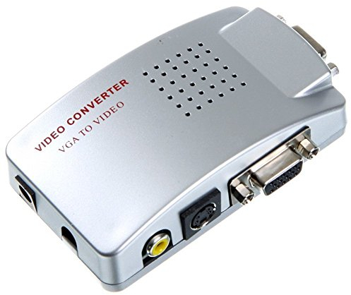 Saldi Zeit-Konverter Video VGA auf AV Adapter RCA S-Video für PC-Monitor Projektor
