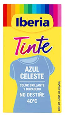 Iberia TINTE TEXTIL AZUL CELESTE 70 gr