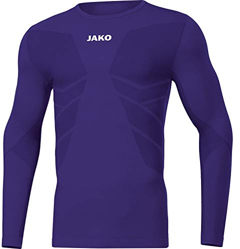 JAKO Herren Longsleeve Comfort 2.0, Lila, M