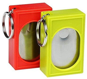 Winod Box - Clicker da allenamento, confezione da 2 pezzi, colore: rosso e verde lime