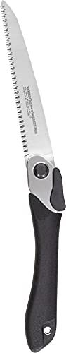 Kirschen Gartenklappsäge (Blattlänge 190 mm, Gartensäge für Holz + Grünholz, Handsäge mit 2-Stufen, umlaufender Fingerschutz, dreiseitig geschliffene Verzahnung) 4350190