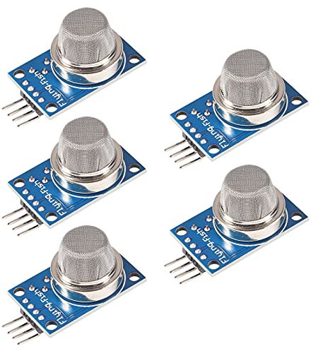 ALMOCN 5 stücke MQ-6 LPG Gas Sensor Modul Flüssiges Propan Iso-Butan Butan Detektor für brennbare Gase für Arduino Raspberry Pi ESP8266 MQ2 5V DC (MQ-6)